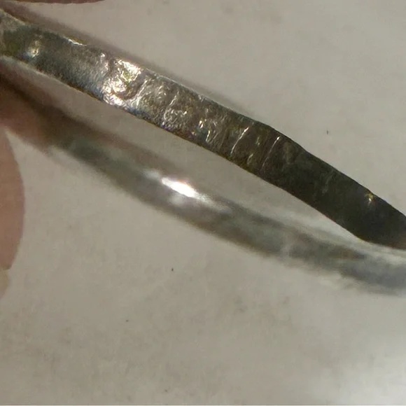 925 Sterling Silver Ring Size 9 Abalone Shell Handmade Jewelry - Picture 4 of 5